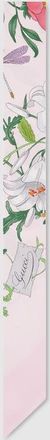Gucci Printed Silk Twill Ribbon, Pink, Silk