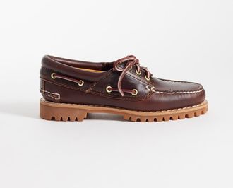 Timberland Noreen 3 Eye - Scarpe da barca in pelle marrone