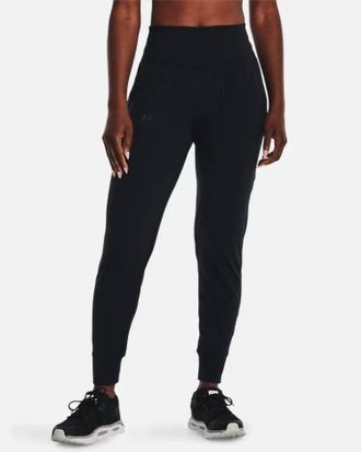 Under Armour WomenS Motion Joggers In Black/jet Gray