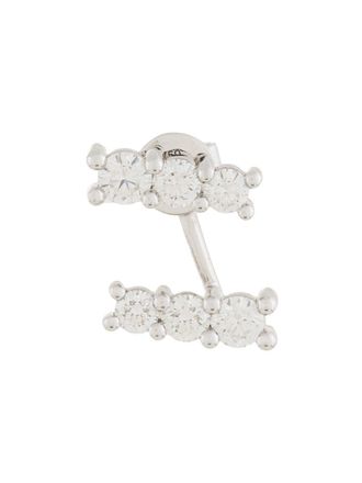 Alinka 18kt white gold LARA diamond right earring - Silver