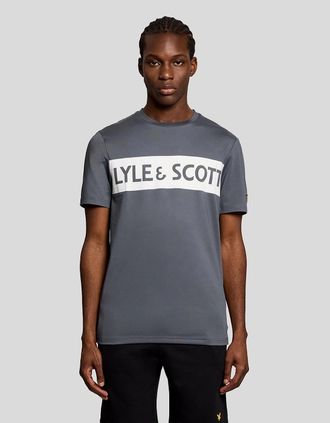 Lyle & Scott Lyle And Scott Mens Sports Chest Logo T-Shirt - Grey - Size: 40