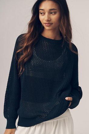 Electric & Rose Long-Sleeve Cotton Pullover