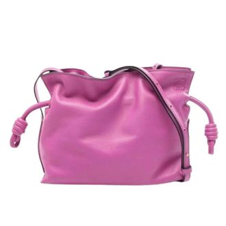 Loewe Pre-owned Shoulder Bag - Dames - Pre-owned - Roze - Maat: ONE Size Leer