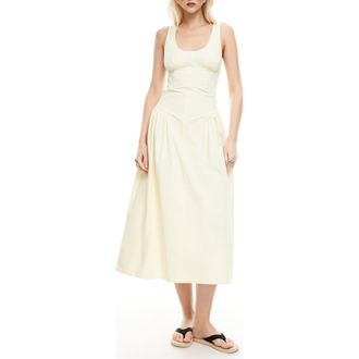 Lioness Luna Rosa Sleeveless Midi Dress in Butter at Nordstrom Rack, Size X-Small