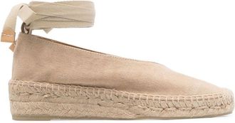 Castaner ankle-strap almond-toe espadrilles - women - Rubber - 37 - Brown