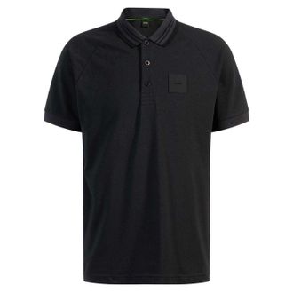 HUGO BOSS Heren Collared Regular Raglan Poloshirt (Donkerblauw)