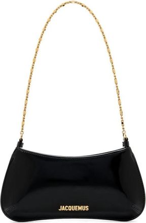 Jacquemus Le Petit Bisou Chaine Leather Shoulder Bag