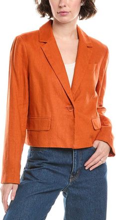 Madewell Cropped Linen Blazer