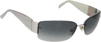 Chanel Pre-owned Accessories, female, White, Size: ONE SIZE Pre-owned Vintage Sunglasses