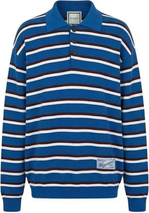 Wooyoungmi Sweater - Heren - Polos - Blauw - L - Tops