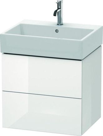 Duravit Duravit - Mueble Bajo Encimera L-cube, De Pared, 2 Cajones, 58,4 X