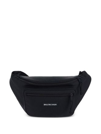 Balenciaga Marsupio Explorer con applicazione - Nero