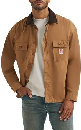 Wrangler Casey Jones Overshirt in Toasted Coconut at Nordstrom, Size Xx-Large