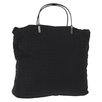 Prada Vintage Tessuto Black Nylon Handbag (Pre-Owned)