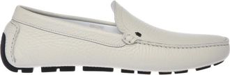 Baldinini Tumbled Leather Loafer - Heren - Loafers - Beige - 42 1/2 EU - Leer - Schoenen