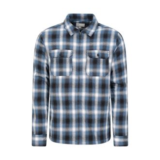 Mountain Warehouse Heren Stream II molton gevoerd overhemd (Blauw)