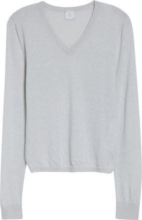 Eleventy Wool Blend V-Neck Sweater in 150 Cream at Nordstrom, Size X-Large