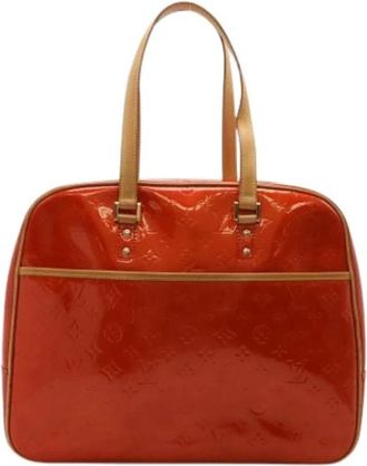 Louis Vuitton Pre-owned Vintage Monogram Vernis Boston Bag - Dames - Vintage Handtas - Rood - ONE Size - Vintage