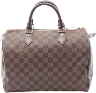 Louis Vuitton Pre-owned Handbags, female, Brown, Size: ONE SIZE Pre-owned Vintage Canvas Handbag
