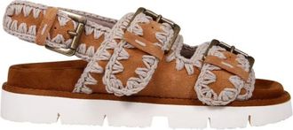 Mou Sandalen - Dames - Sandalen - Bruin - 39 EU - Schoenen