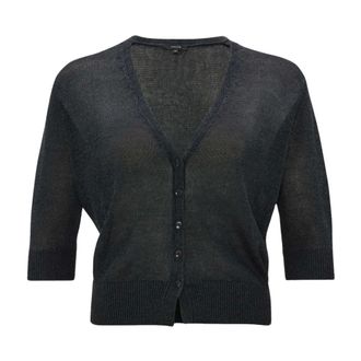 OPUS Dames, Truien, Zwart, Maat: S Linnen