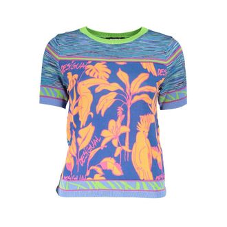 Desigual Blauwe Katoenen T-Shirt