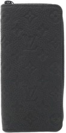 Louis Vuitton Pre-owned Wallets, female, Black, Size: ONE SIZE Pre-owned Long wallet (bi-fold)