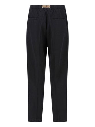 White Sand Mens Trousers Black Lyocell
