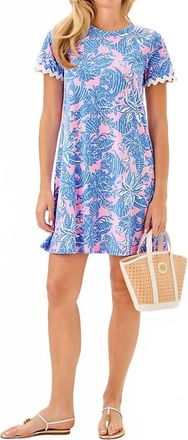 Lilly Pulitzer Cody Short Sleeve Dress In Conch Shell Pink Up Scale