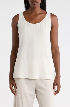 Eileen Fisher Silk Tank in Bone at Nordstrom Rack, Size Medium