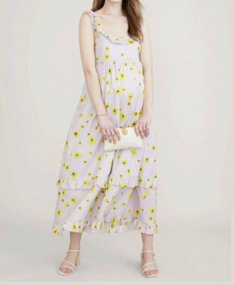 Hatch Rafaela Maternity Dress In Lilac