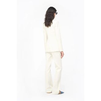 Pinko Mujer, Pantalones, Blanco, Talla: M