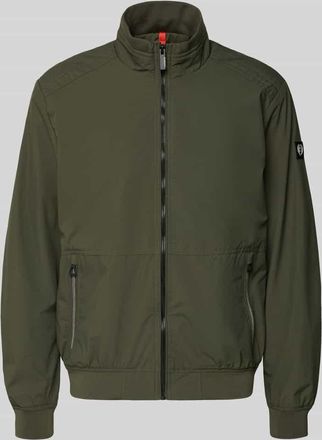 Lerros Regular Fit Jacke mit Stehkragen in Oliv, Gr&ouml;&szlig;e XXL