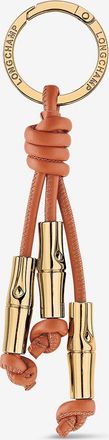 Longchamp Schl&uuml;sselanh&auml;nger aus Leder Le Roseau