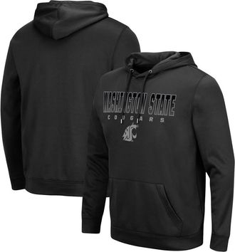 Colosseum Mens Colosseum Black Washington State Cougars Blackout 3.0 Pullover Hoodie at Nordstrom, Size Xxx-Large
