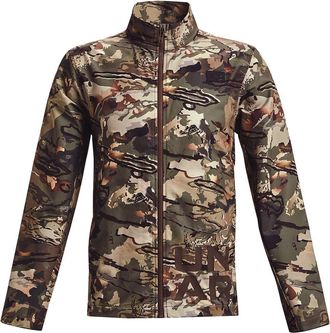 Under Armour Mens Hardwoods Graphic Jacket, Ua Barren Camo (999)/Black, X-Large