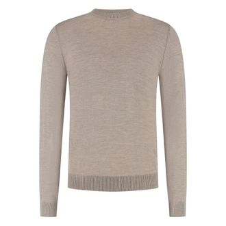 Malelions Truien & Vesten, Heren, Grijs, 2Xl, Premium Merino Sweater
