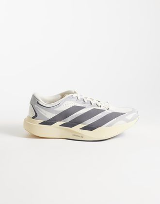 adidas adidas Running - Adizero Evo SL EXO - Sneakers bianche, nere e argento-Bianco