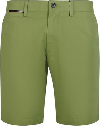 Tommy Hilfiger Heren Brooklyn Faded Casual Korte Broek (Olijf)