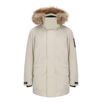 New Balance Warm Hooded Down Jacket Asia Sizing White 5PB42201-DB