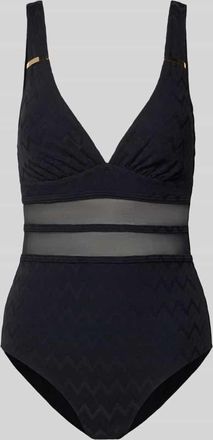 Dorina Badeanzug mit wattierten Cups Modell EIVISSA in Black, Gr&ouml;&szlig;e XXL