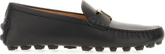 Tod's Mocassini con logo - Nero