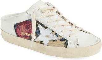 Golden Goose Super-Star Sabot Mule Sneaker in White/Multicolor/Silver at Nordstrom, Size 10Us