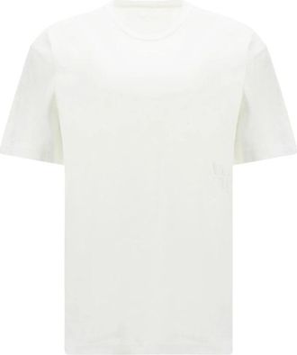 Alexander Wang Zwarte Katoenen Korte Mouw T-Shirt - Dames - T-shirts - Wit - XS - Katoen - Tops
