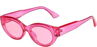 Generic Outdoor Mens Vacation Sunglasses Vacation Sport Driving Sun Glasses(Pink)