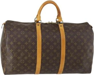 Louis Vuitton Pre-owned Weekendtas - Dames - Vintage Weekendtas - Bruin - ONE Size - Vintage