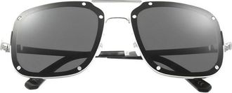 Cartier Ct0194 S Santos De Cartier Silver