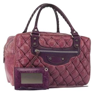 Balenciaga Pre-owned Handbags, female, Purple, Size: ONE SIZE Pre-owned Vintage Hand Bag