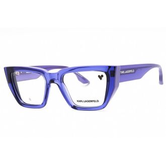 Karl Lagerfeld Ladies Multi-Color Rectangular Eyeglass Frames KL6153
