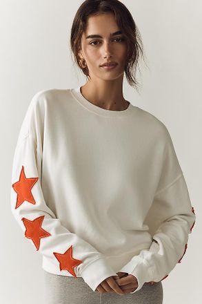 Z Supply Long-Sleeve Stars Sweatshirt